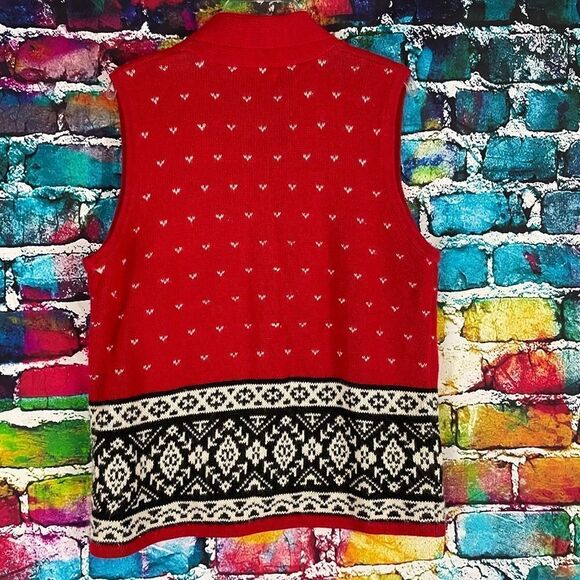 Vintage Van Heusen for Her Sweater Vest Size Large - Picture 2 of 7